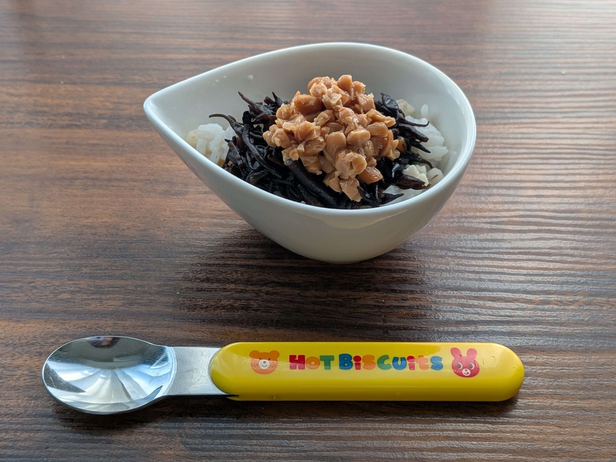 ひじきと納豆の軟飯